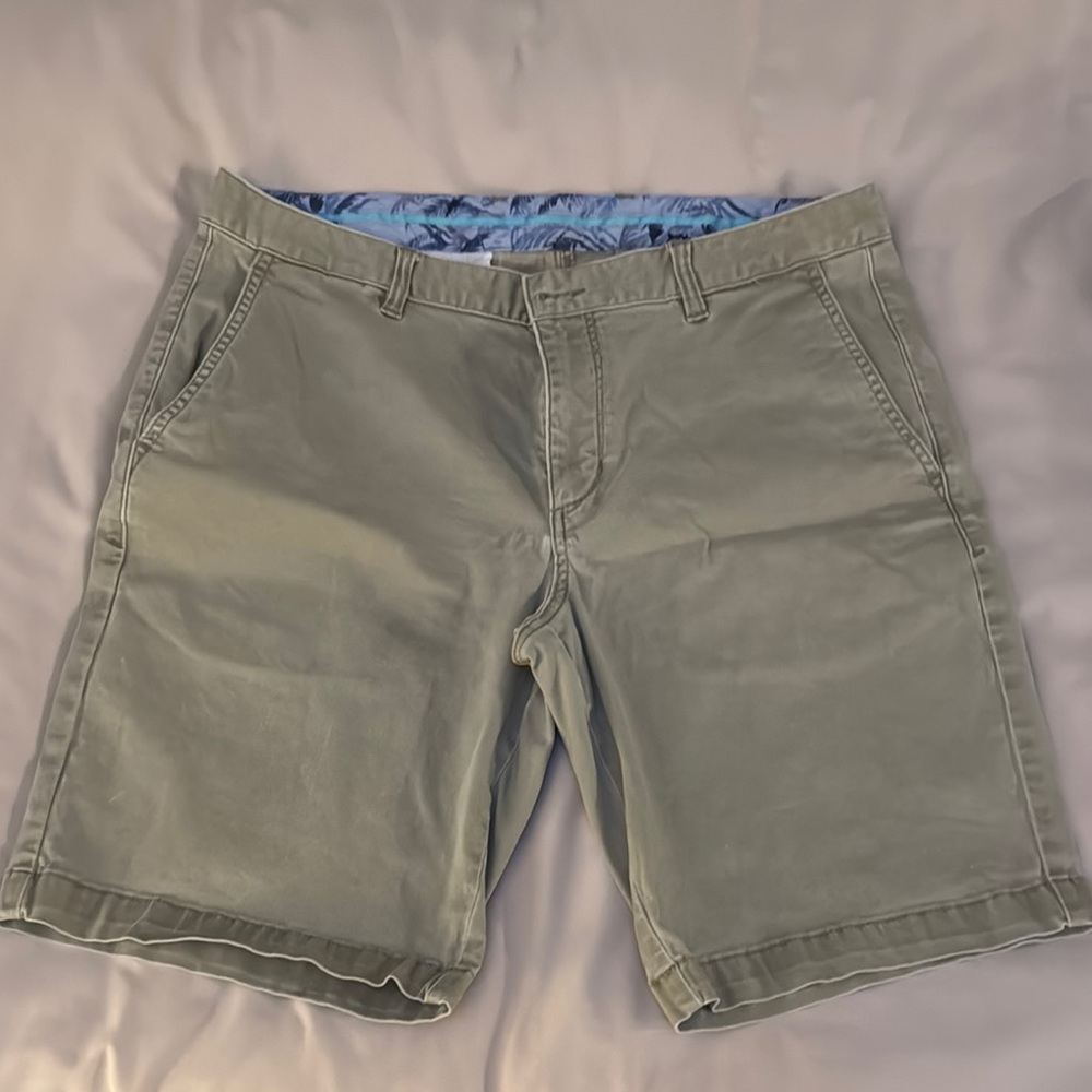 Tommy Bahama Tan Flat Front Shorts